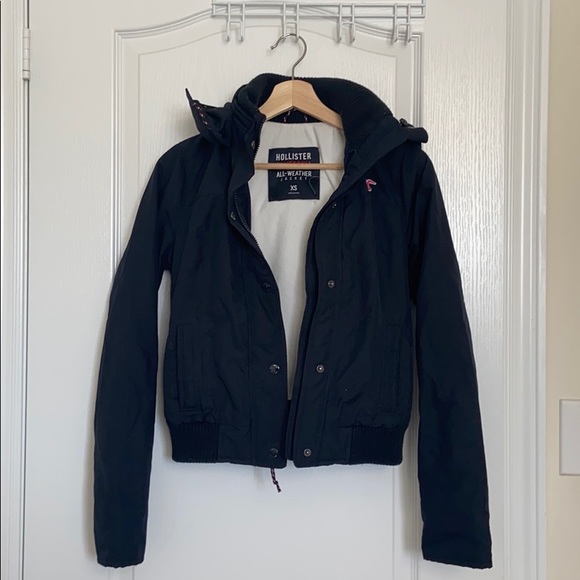 HOLLISTER ALL WEATHER JACKET (with hood) - Picture 1 of 13